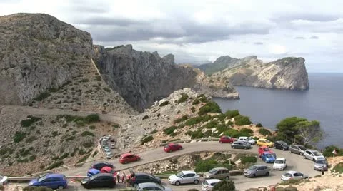Spain - Majorca - Formentor Peninsula/ Cap de Formentor Видео 14074114