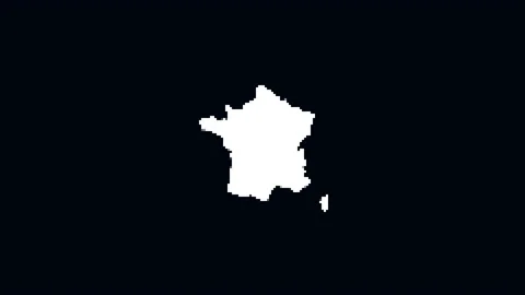 Spain map glitch icon animated. Stock Footage 168005685