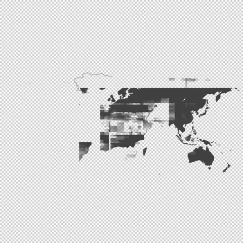 Spain map Icon. 1080 x 1080 with alpha channel Video stock 332412676