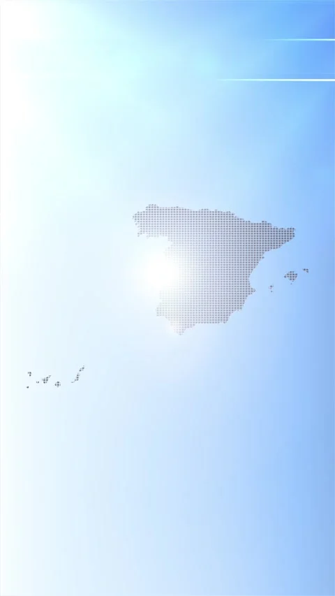 Spain Map Opener Stock Footage 276973753