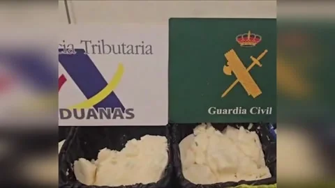 Spain: Massive Methamphetamine Haul Seized In Madrid Stock Footage 331331318
