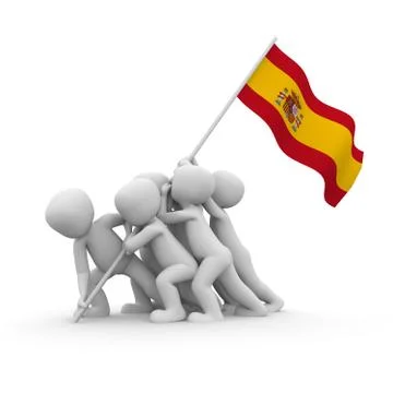 Spain memorial Stock Illustration