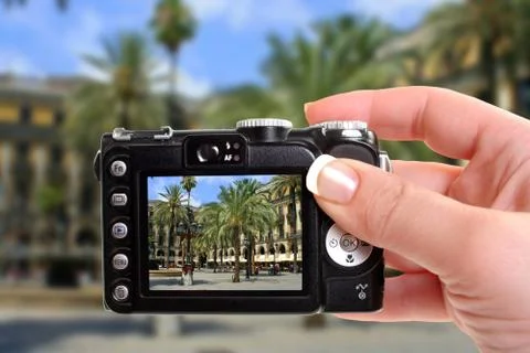 Spain plaza Stock Photos