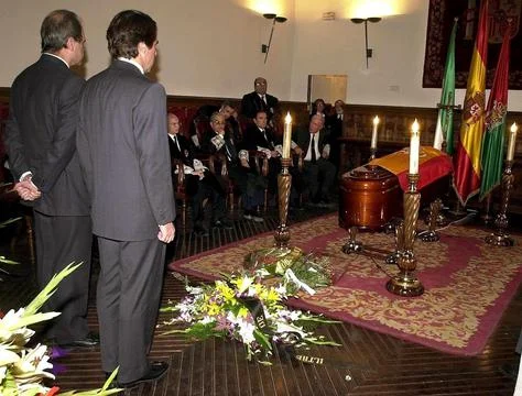 Spain - Portero Funeral / Aznar / Chavez - Oct 2000 Stock Photos
