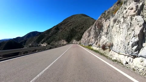 Spain road mountain ascending Stock Footage 138904853