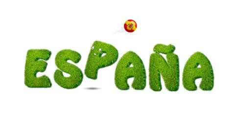 Spain soccer. Stock Illustration