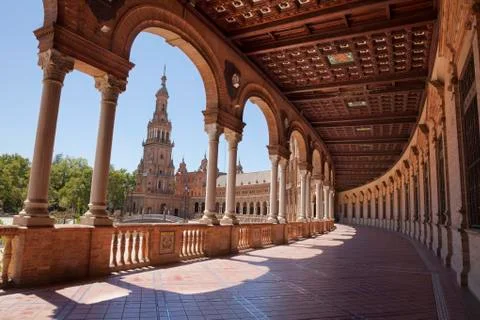 Spain square gallery Stock Photos