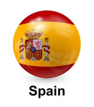 Spain state flag Stock Illustration