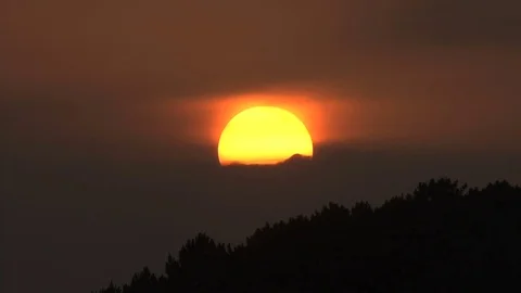 Spain sunset Stock Footage 74095750