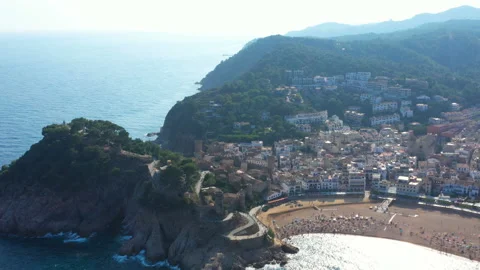 Spain Tossa de mar Vídeo Stock 115665877