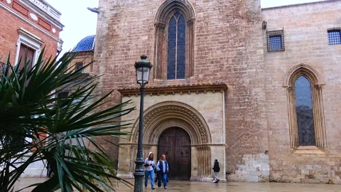 Spain, Valencia December 07 2022 - Historic buildings Stock Footage 233733862