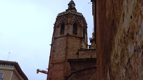 Spain, Valencia December 07 2022 - Historic buildings Stock Footage 233734008