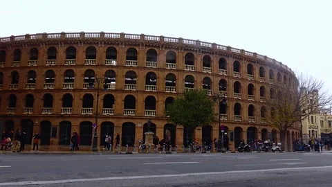 Spain, Valencia December 07 2022- Bullring Stock Footage 233734227