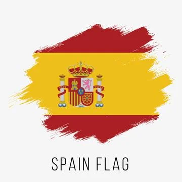 Spain Vector Flag. Spain Flag for Independence Day Stock Illustration