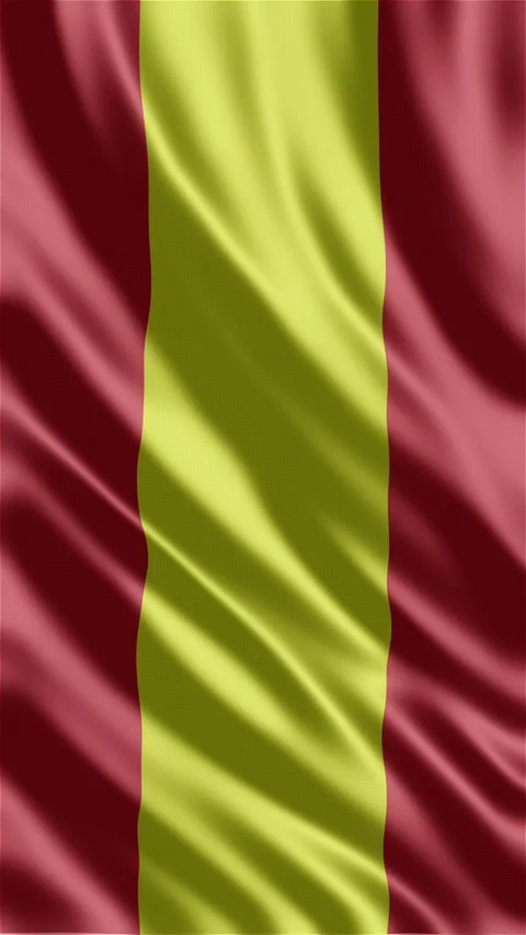 Spain waving flag Stock Footage 288004585
