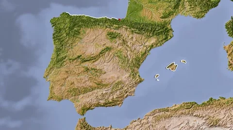 Spain, zooming into large view Stock Footage 11526044