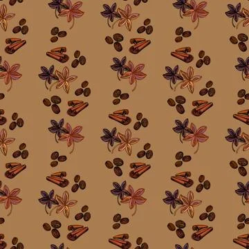 Spaises eamless pattern Stock Illustration