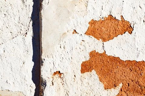 Spalling in an Alhambra facade. Stock Photos