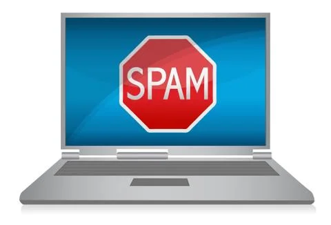 Spam alert 스톡 일러스트