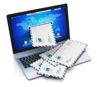 Spam and junk mail concept Stock Illustration