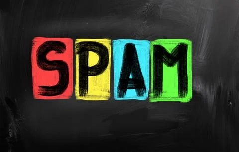 Spam concept Illustrazione stock