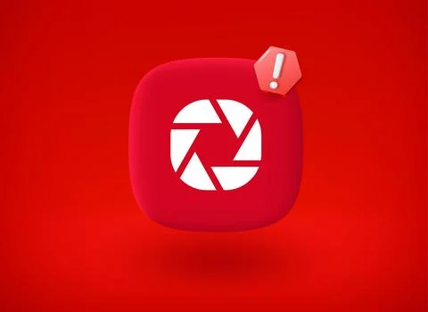 Spam concept. mail button with stop sign. 3d vector illustration Stock-Illustration