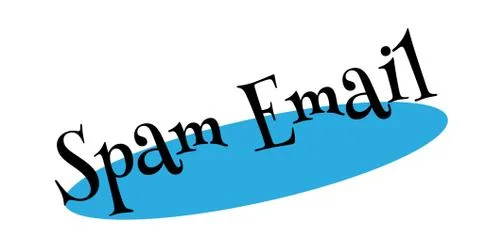 Spam Email rubber stamp Stock Illustration