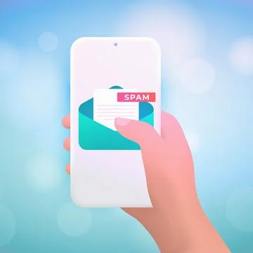 Spam Email vector icon concept. Malware spreading virus, scam and fraud mail Stock Illustration