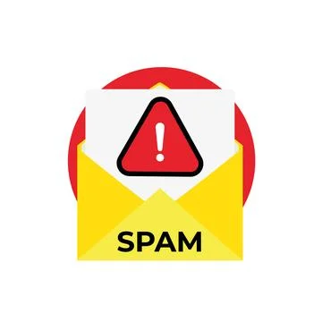 SPAM email vector icon. Stock Illustration