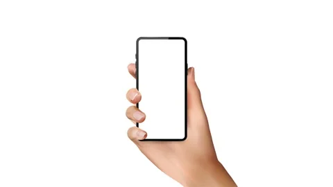 Spam hacking on a smartpphone screen. Animation video Видео 146805629