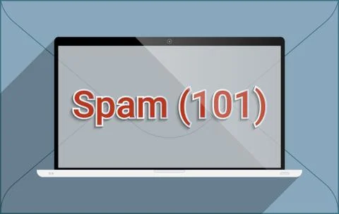 Spam Stock Illustration