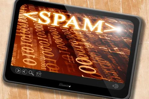 Spam Stock Illustration