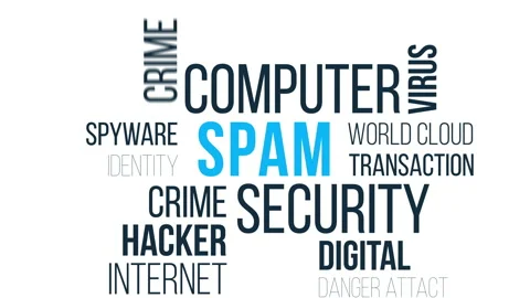 Spam Kinetic Typography Video stock 178766495