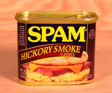 Spam lunch meat Stock Photos