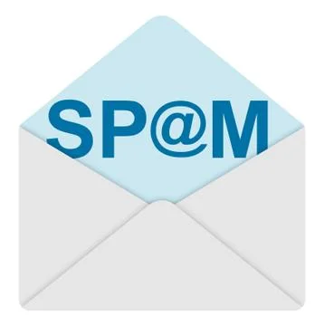 Spam mail Illustrazione stock