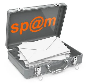 Spam mails Stock Illustration