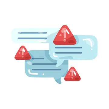 Spam message Stock Illustration