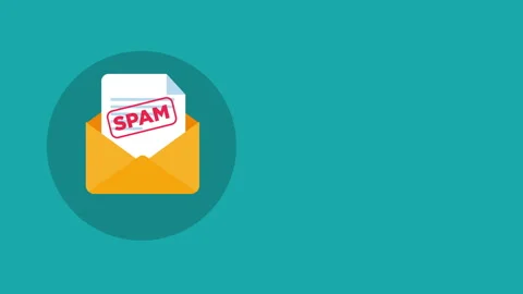Spam. Spamming concept, motion animation. Stock-Footage 230158367
