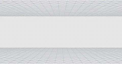 Span between two blue 3d surfaces in space. Alpha channel, transparent Stock Footage 201884421