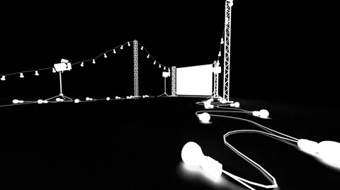 The span of the Billboard (alpha) Stock Footage 51106911