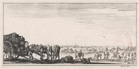 Span, grazing horses; Troops, weapons and attacks; Dessoint the Quelques C... Stock Photos