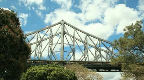 Span Story Bridge Stock Footage 12384562