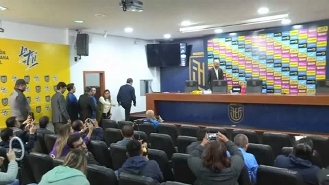 Spaniard Sanchez aims to keep Ecuador's national team moving forward, Quito, EC  Stock Footage 235734717