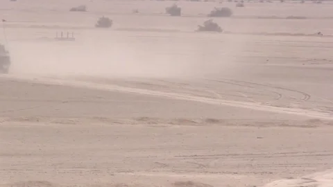 Spanish Army Task Force and U.S. Air Force Coalition Force during exercise- 2018 Stock Footage 97236023