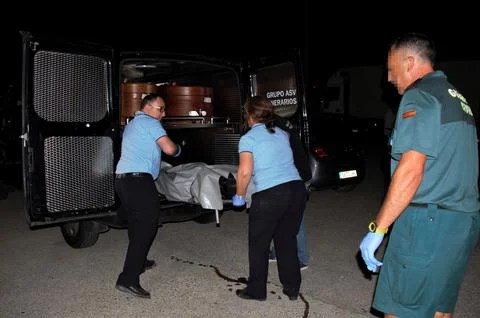 Spanish authorities find a migrant's body off Alboran island, Motril, Spain - 25 Stock Photos