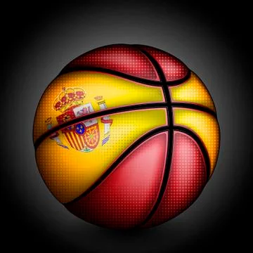 Spanish basket ball Stock Illustration
