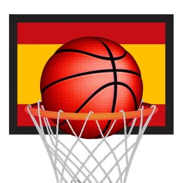 Spanish basket ball Stock Illustration