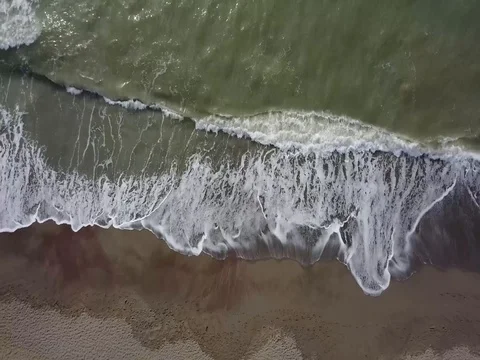 Spanish beach by drone 動画素材 80085871