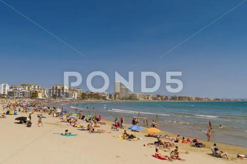 Spanish beach Stock Photos