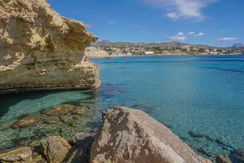 Spanish beach Stock Photos